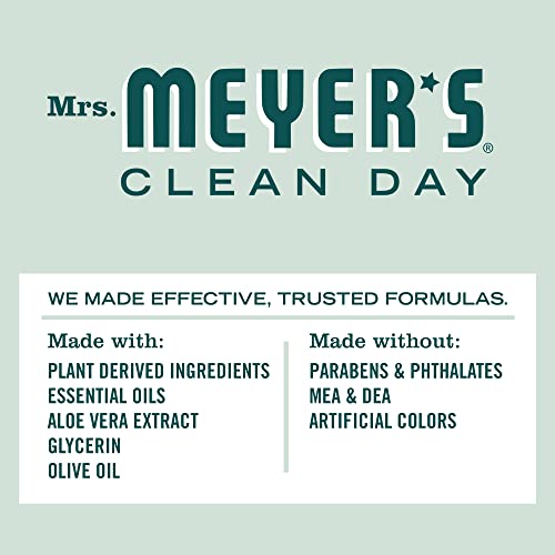 MRS. MEYER'S CLEAN DAY Hand Soap, Birchwood, Made with Essential Oils, 12.5 oz - Pack of 3