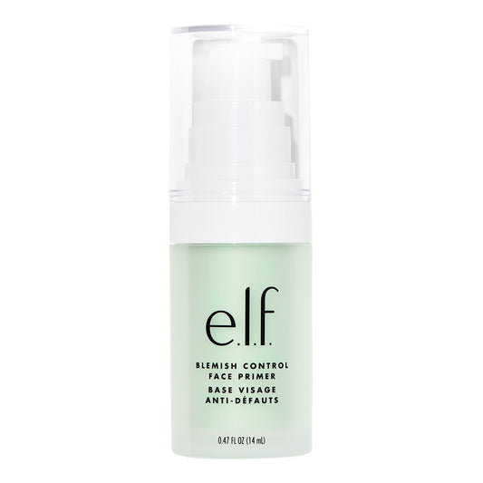 e.l.f. Blemish Control Face Primer, Soothing & Hydrating Makeup Primer For Fighting Blemishes, Grips Makeup To Last, Vegan & Cruelty-free, Small